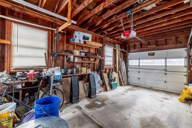 a view of a storage room