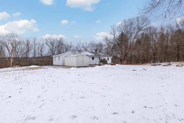 a view of snow covered with snow