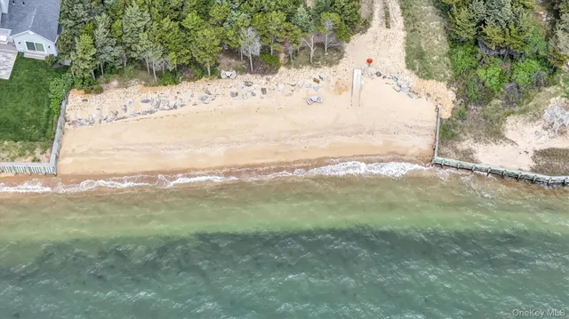 a view of a yard with an outdoor space