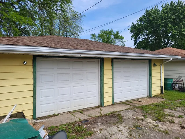 a backyard of a house