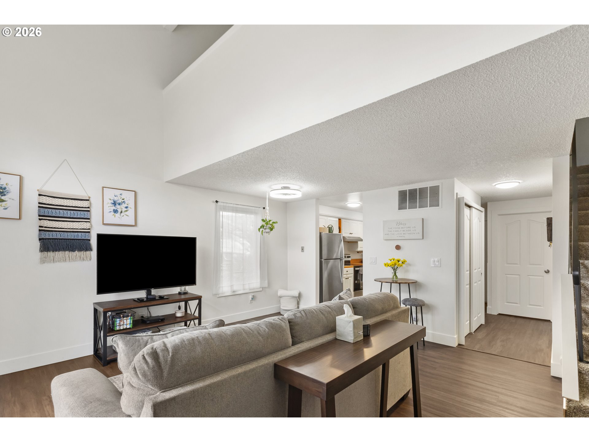 3828 Auburn Road Northeast Salem, OR 97301 - Photo 13 of 34 a living room with furniture and a flat screen tv