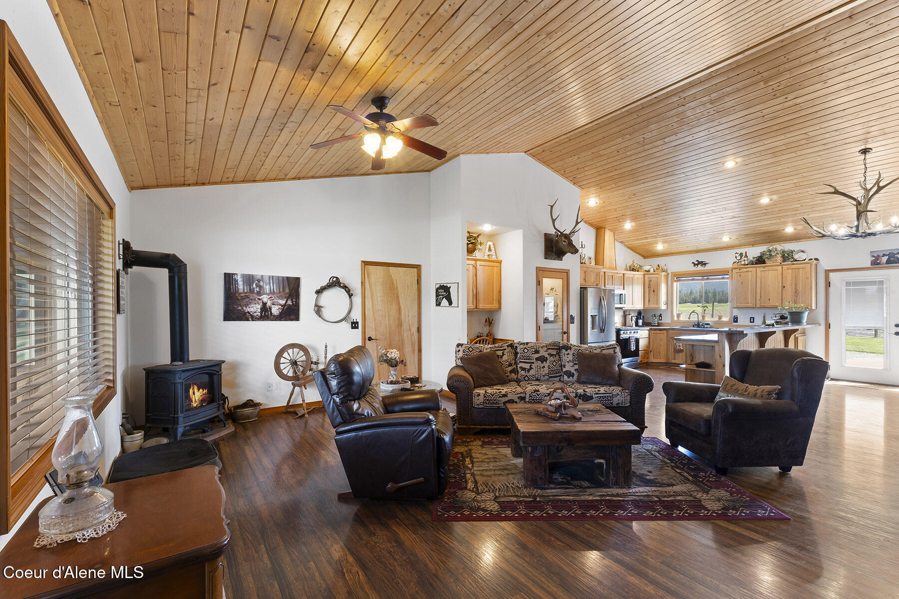 135 Honeysuckle Road Bonners Ferry, ID 83805 - Photo 5 of 28 Cozy Up by the Propane Stove