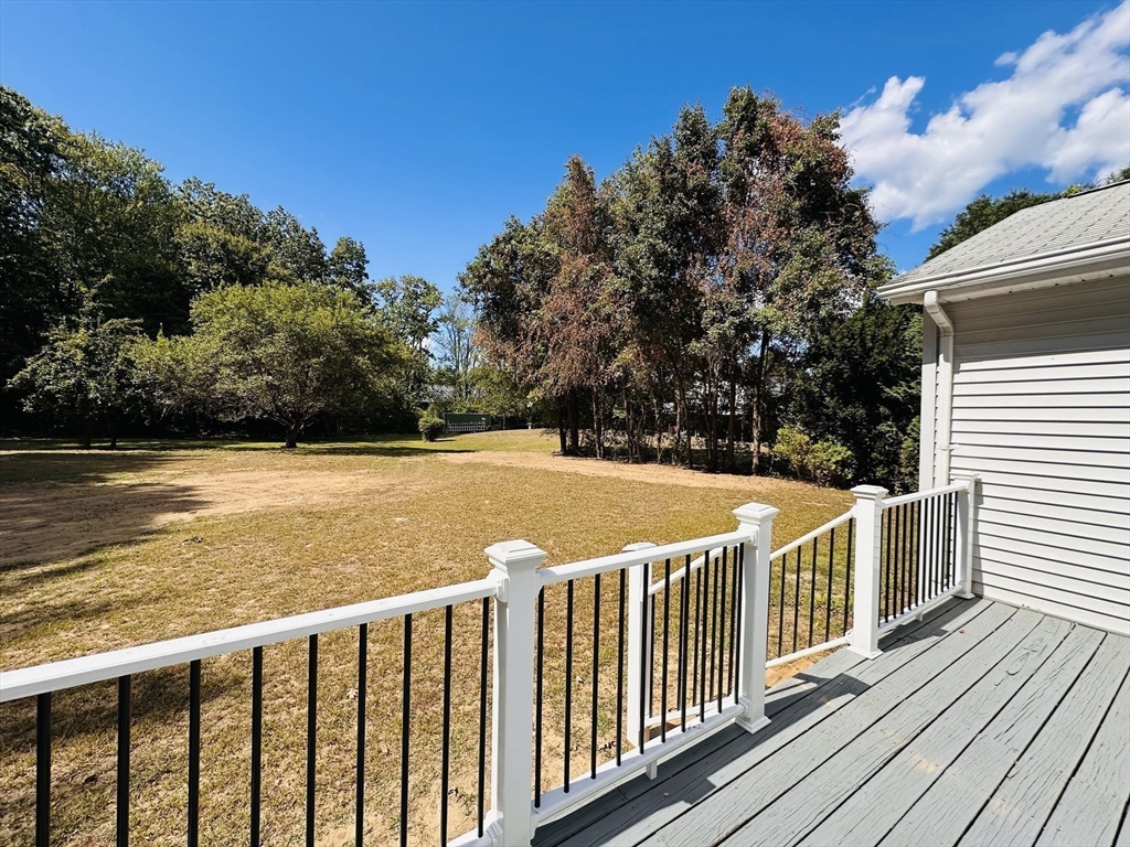 15 South Plain Road Sunderland, MA 01375 - Photo 22 of 31 a view of balcony with wooden floor and fence