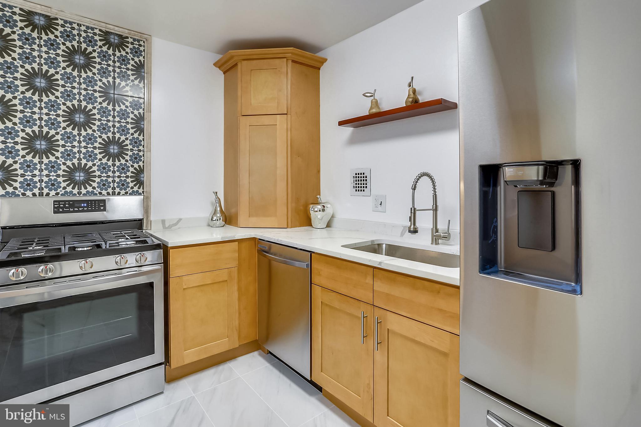 614 Sligo Avenue, Unit 207 Silver Spring, MD 20910 - Photo 9 of 32 New Gourmet Kitchen with High End Appliances