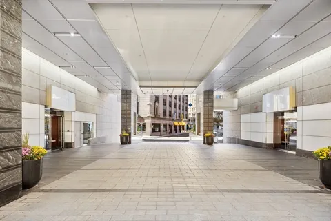 a view of a building with stairs