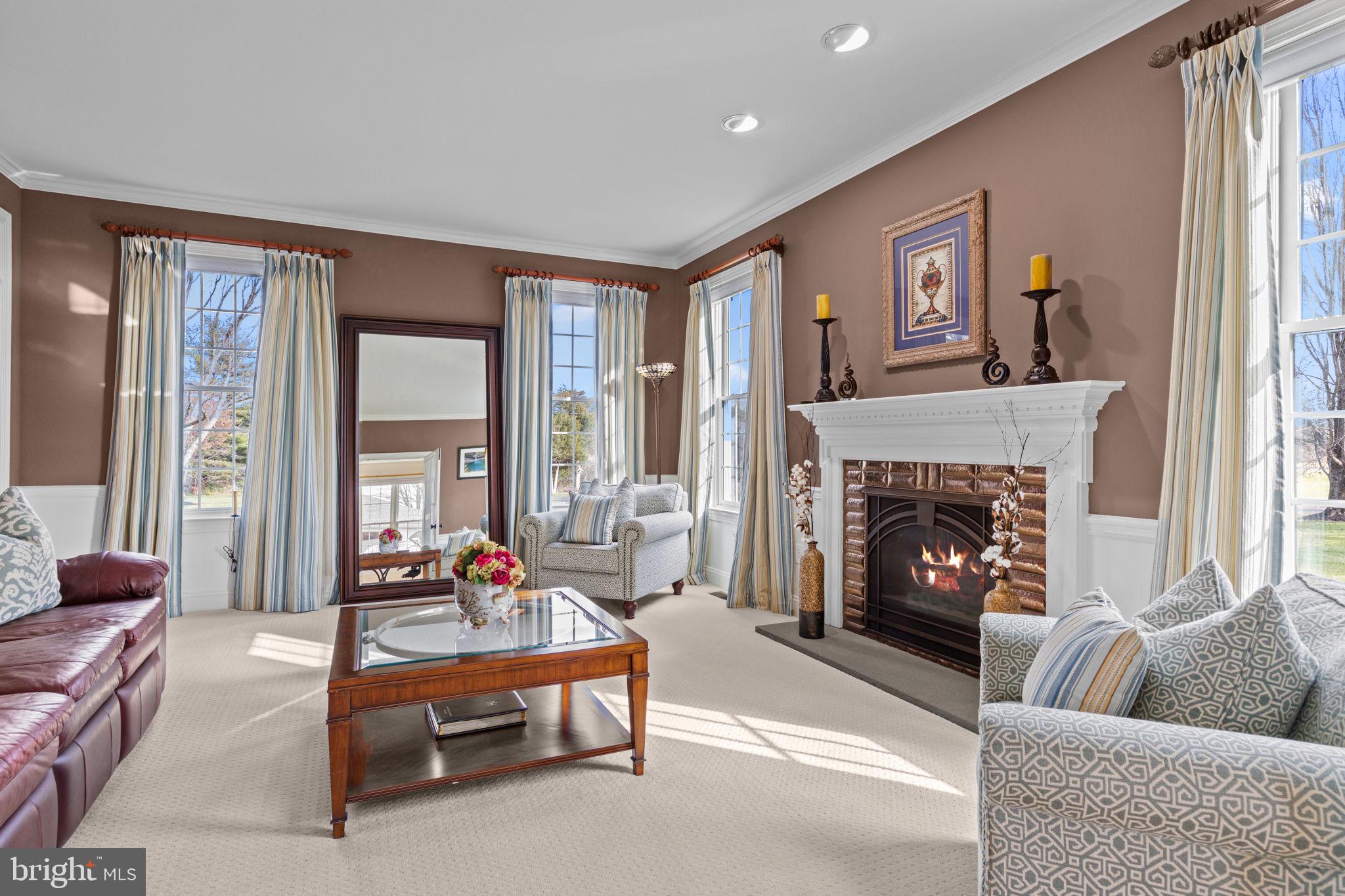 1100 Pineville Road New Hope, PA 18938 - Photo 12 of 97 Living room with custom finishes