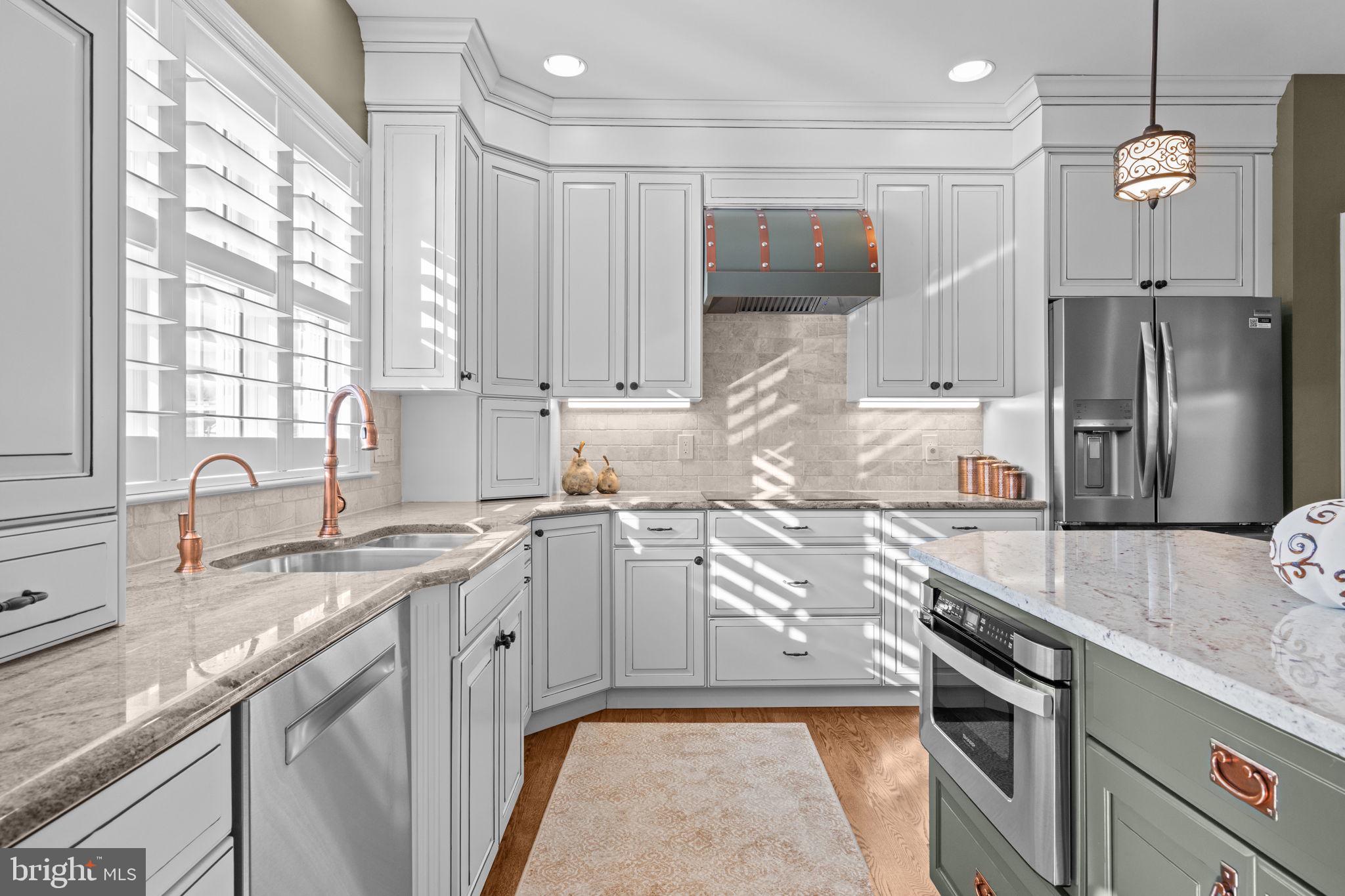 1100 Pineville Road New Hope, PA 18938 - Photo 19 of 97 a kitchen with stainless steel appliances granite countertop a sink stove and refrigerator