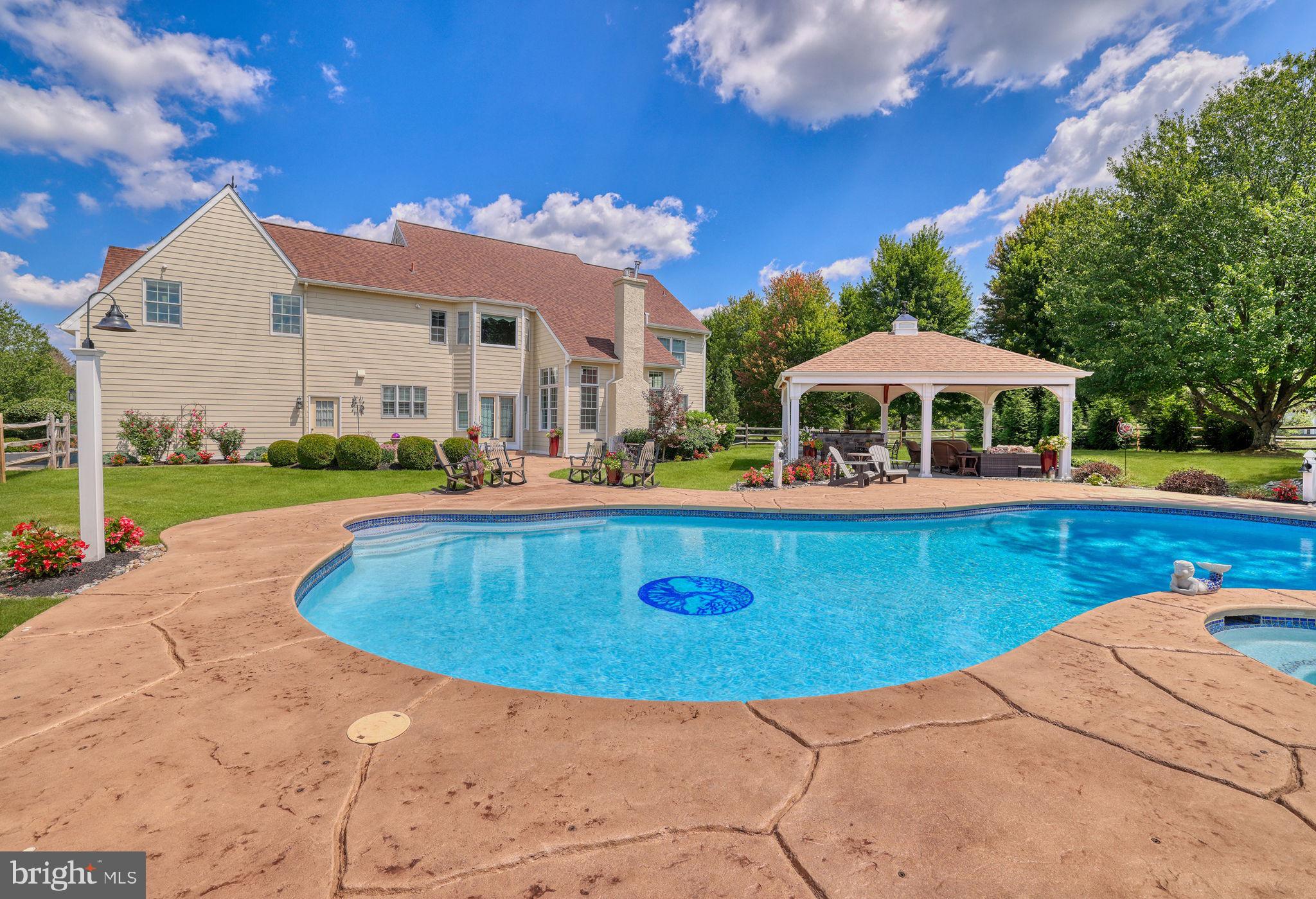 1100 Pineville Road New Hope, PA 18938 - Photo 67 of 97 Heated pool and spa