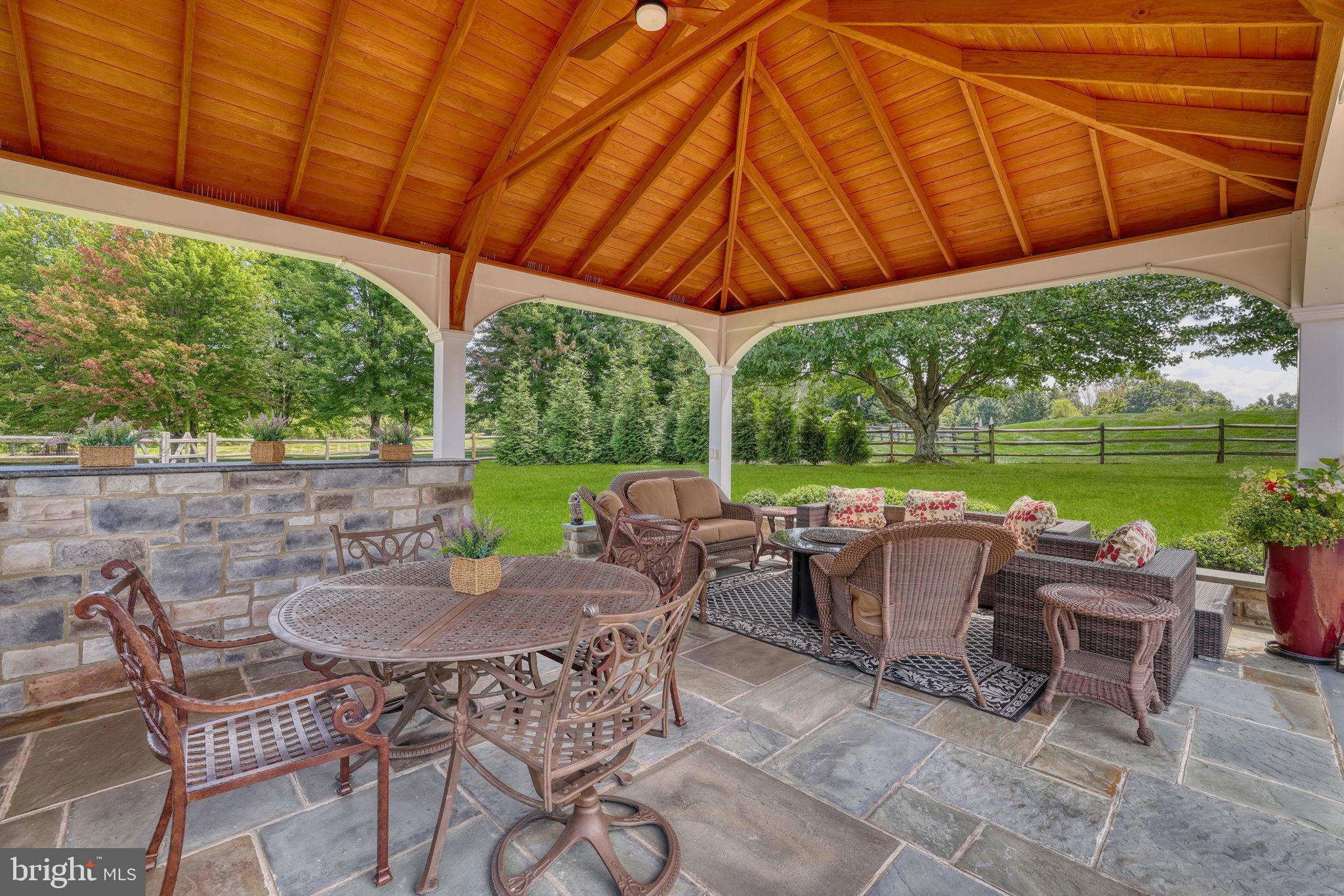 1100 Pineville Road New Hope, PA 18938 - Photo 70 of 97 Covered pavilion with built-in gas grill