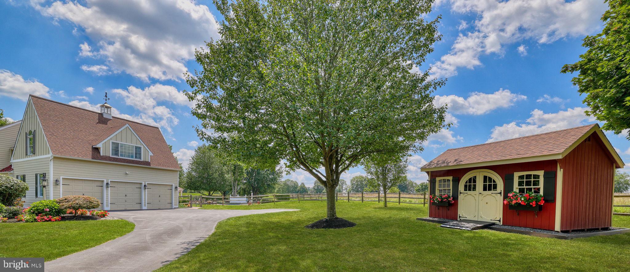 1100 Pineville Road New Hope, PA 18938 - Photo 83 of 97 a front view of house with yard and green space