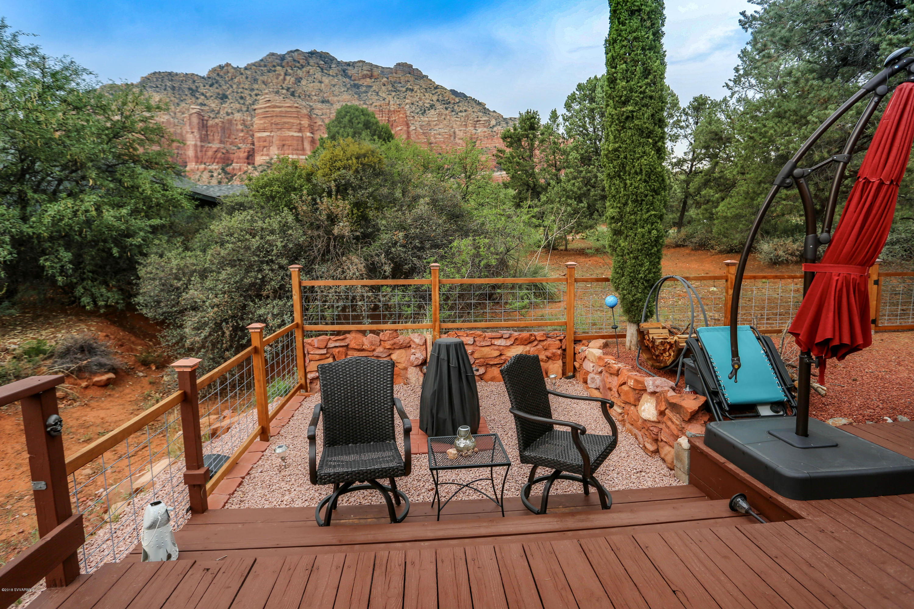 185 Sedona Road Sedona, AZ 86351 - Photo 23 of 34 Side Deck