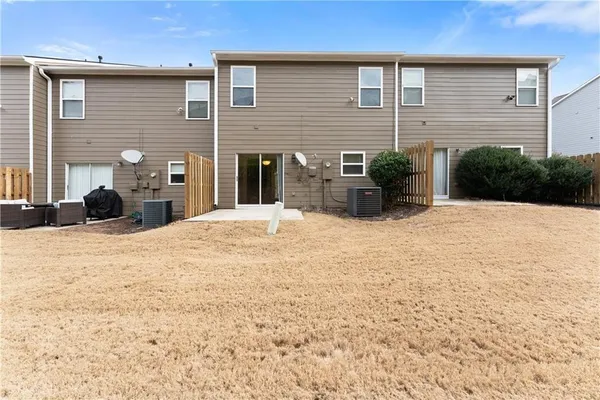a view of a house with a patio