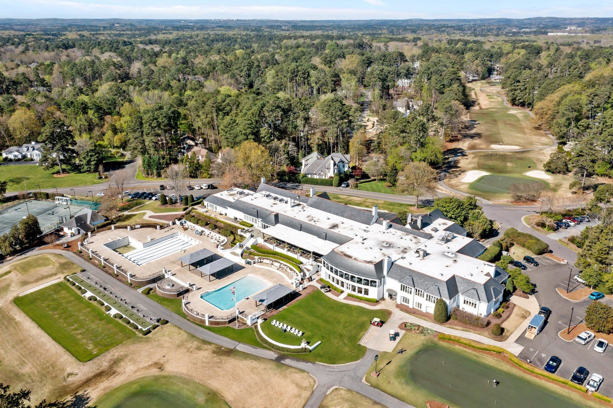 3608 Dover Road Durham, NC 27707 - Photo 10 of 58 an aerial view of a residential houses with outdoor space