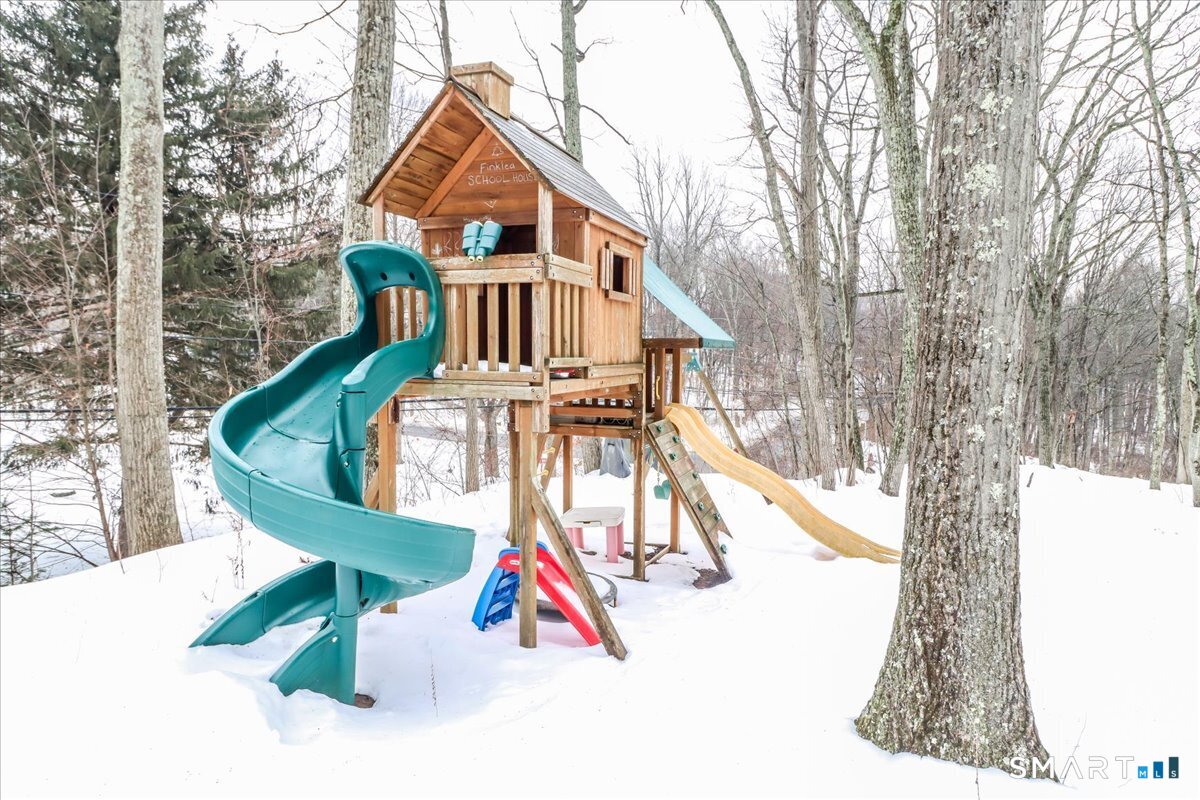 52 Key Rock Road Newtown, CT 06470 - Photo 40 of 40 an aerial view of a house with swimming pool
