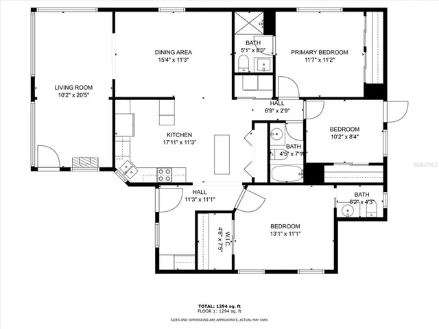 a picture of a floor plan
