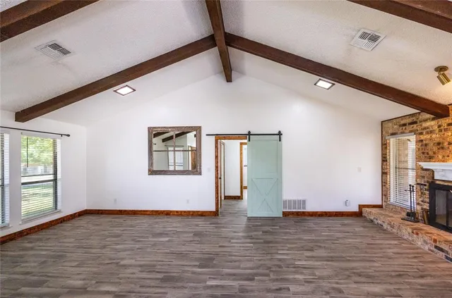 a view of an empty room