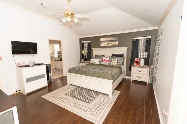 a very nice looking room with a large window