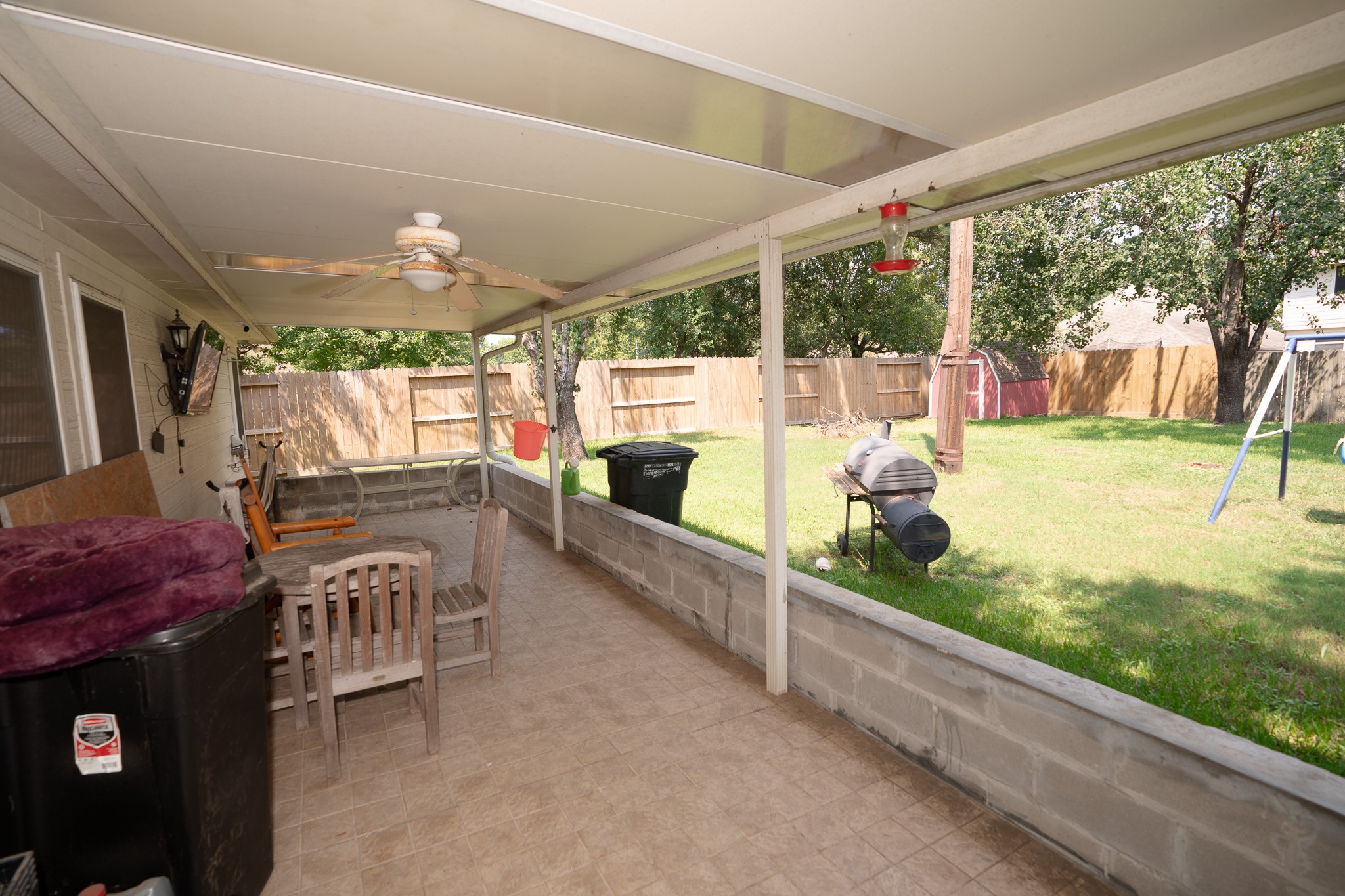 17426 Colony Creek Drive Spring, TX 77379 - Photo 20 of 26 a view of a porch and garden