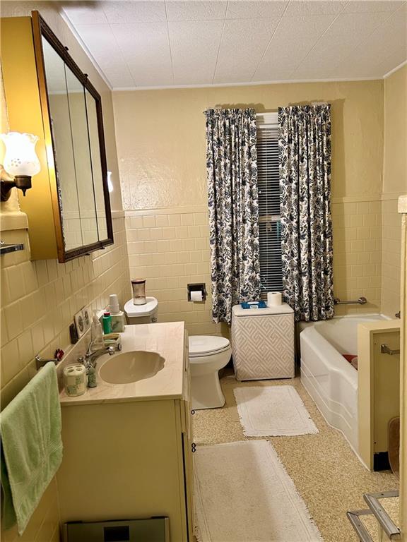 514 South Washington Street Butler, PA 16001 - Photo 20 of 27 a bath room with a sink and a mirror