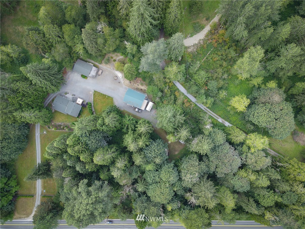 15911 OK Mill Road Snohomish, WA 98290 - Photo 40 of 40 an aerial view of a house with a yard