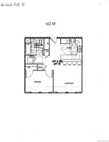 a picture of a bench in a building