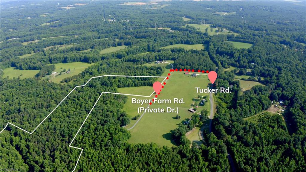 7720 Boyer Farm Road Walnut Cove, NC 27052 - Photo 2 of 49 Boyer Farm Road - a paved private driveway