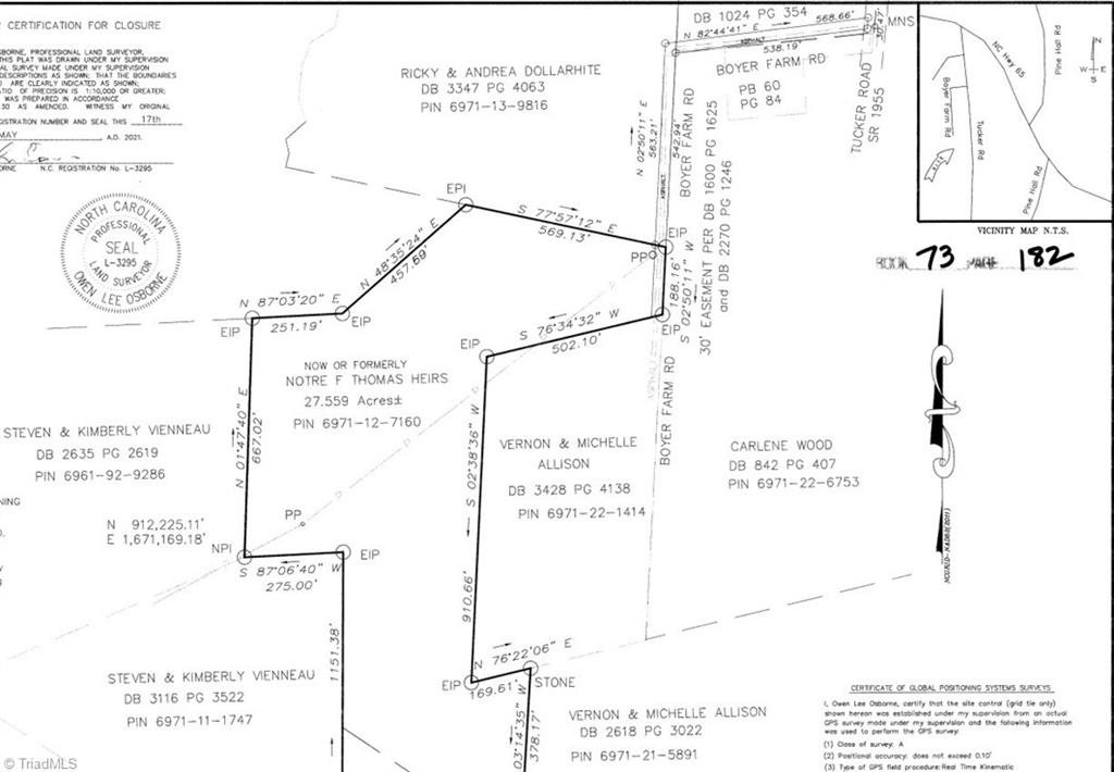 7720 Boyer Farm Road Walnut Cove, NC 27052 - Photo 18 of 49 new 2021 survey