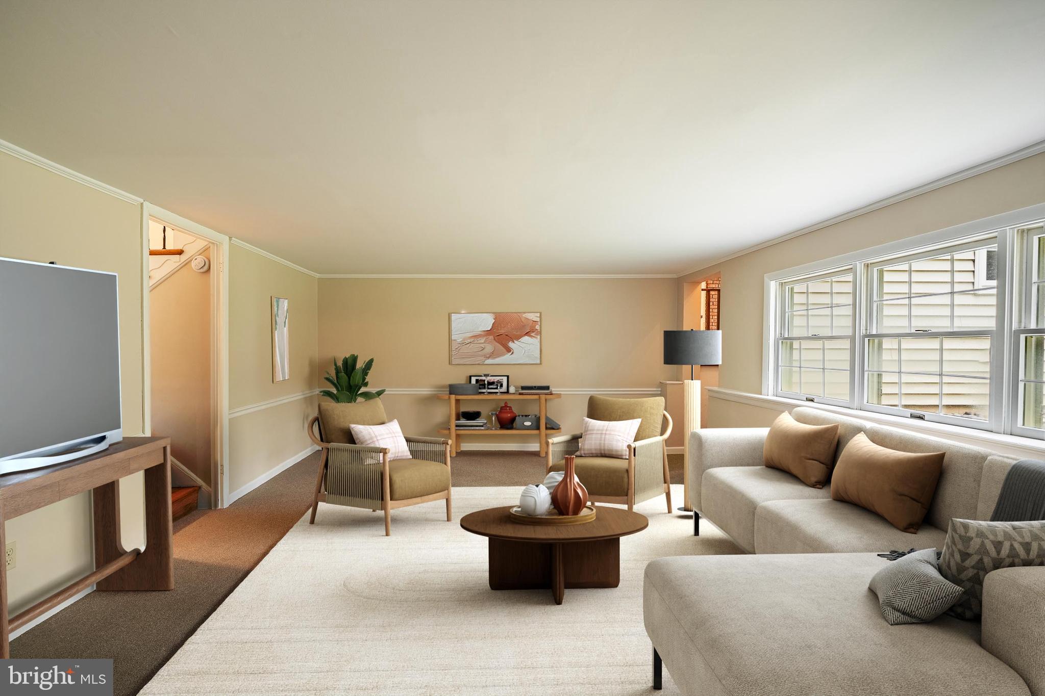8 Andrews Road Malvern, PA 19355 - Photo 30 of 62 a living room with furniture a large window and a table