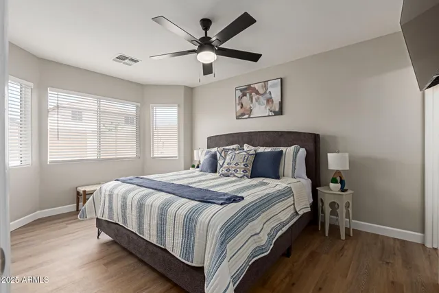 a kitchen with cabinets and appliances