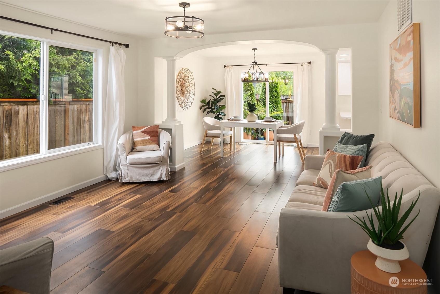 3410 189th Street Southeast Bothell, WA 98012 - Photo 4 of 23 a living room with furniture and a large window