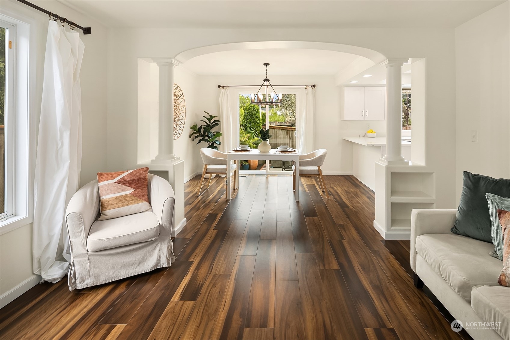 3410 189th Street Southeast Bothell, WA 98012 - Photo 6 of 23 a living room with furniture and wooden floor