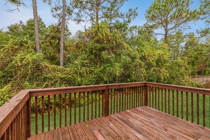 264 Limestone Circle Crestview, FL 32539 - Photo 30 of 38 a view of balcony with wooden floor