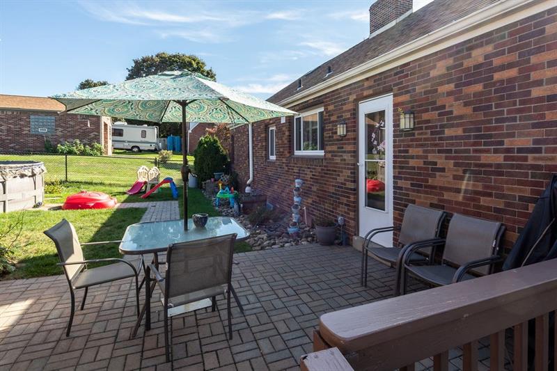 46 Herbst Road Coraopolis, PA 15108 - Photo 18 of 21 15x13 Brick Patio for Outdoor Entertaining.