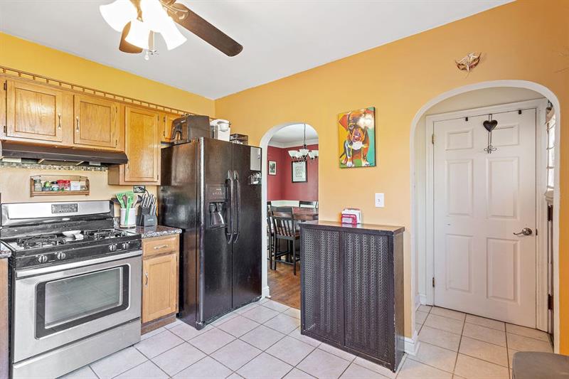 46 Herbst Road Coraopolis, PA 15108 - Photo 3 of 21 Updated Oak Kitchen w/Granite Counters, Ceramic Floors.