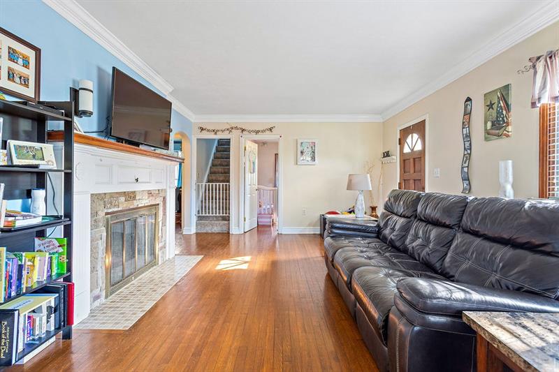 46 Herbst Road Coraopolis, PA 15108 - Photo 9 of 21 Sunlight Streams into the Living Room making it Light and Bright!