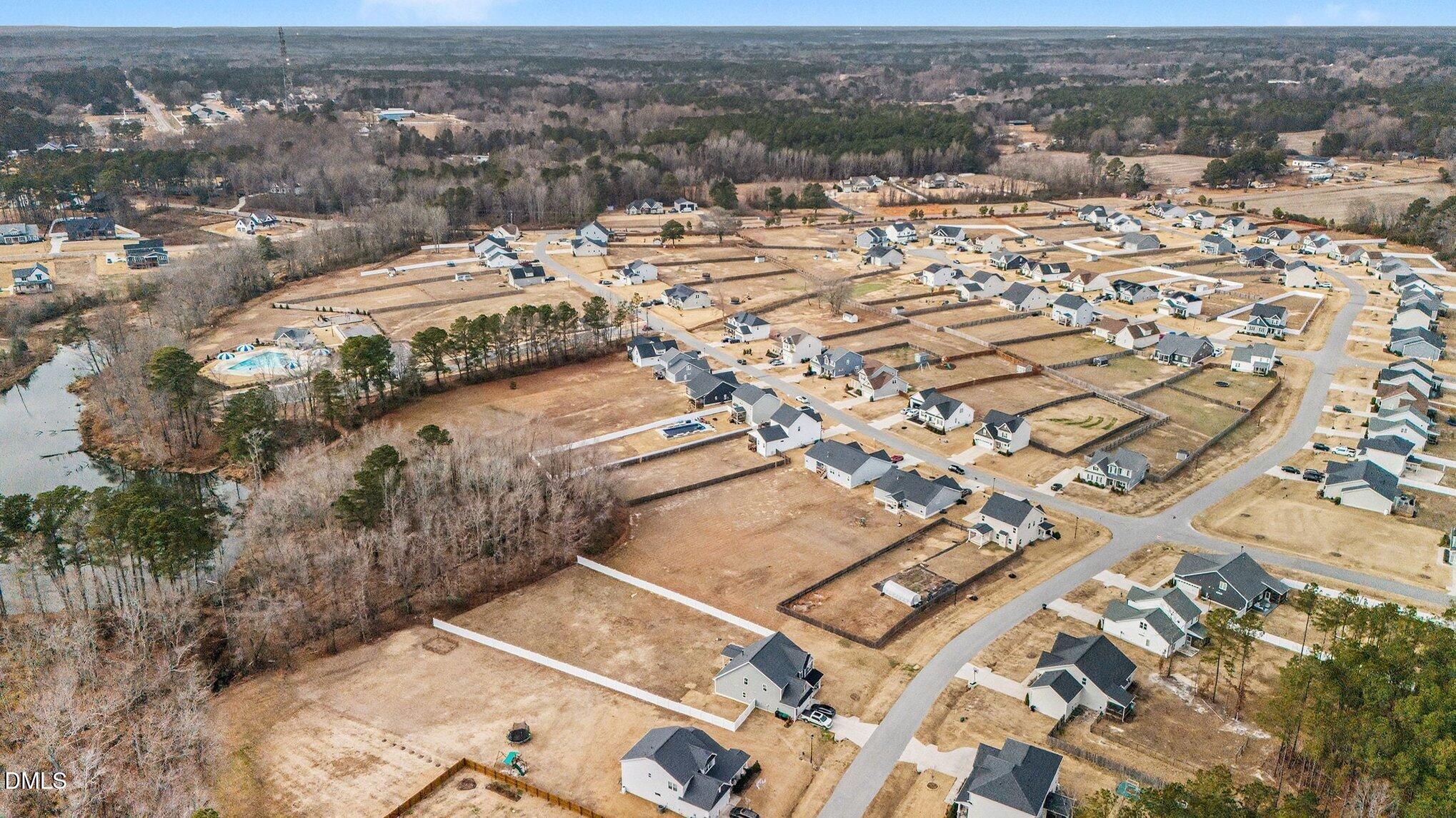 274 Howards Crossing Drive Wendell, NC 27591 - Photo 32 of 40 an aerial view of multiple house