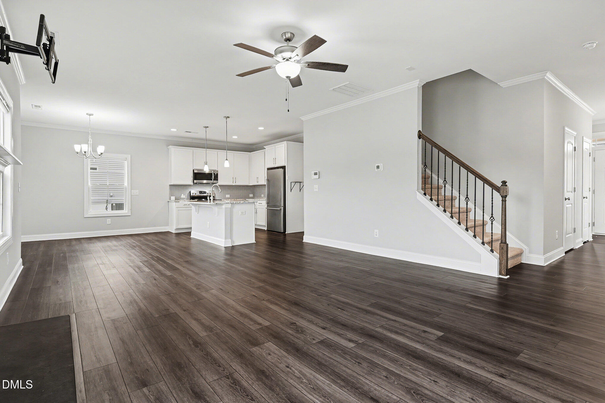 274 Howards Crossing Drive Wendell, NC 27591 - Photo 4 of 40 a view of a kitchen with a sink and a stove top oven