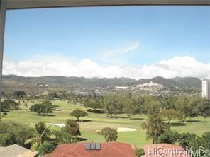a view of lake with mountain