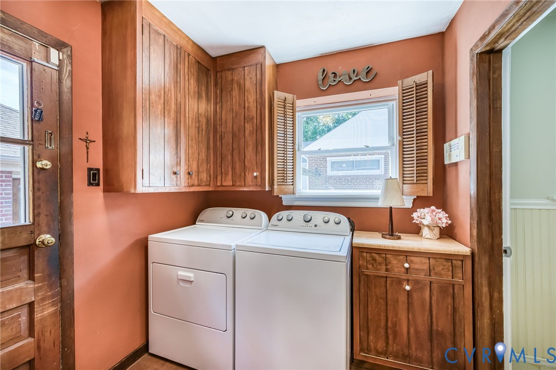 7407 Biscayne Road Henrico, VA 23294 - Photo 24 of 40 a utility room with dryer and washer