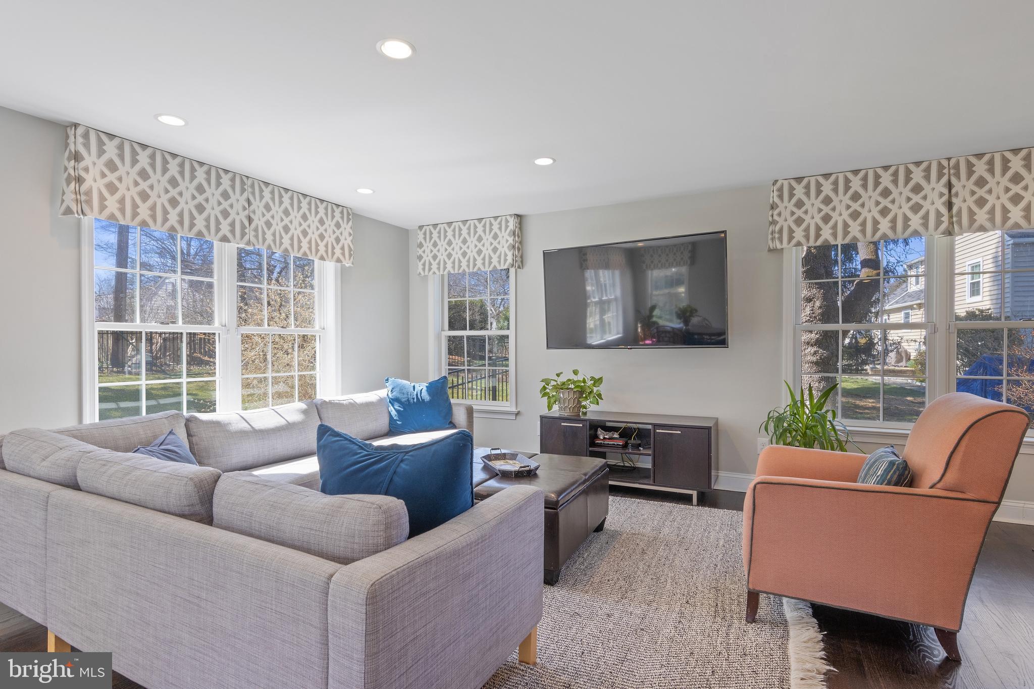 129 Clover Hill Lane Wayne, PA 19087 - Photo 12 of 41 a living room with furniture and a large window