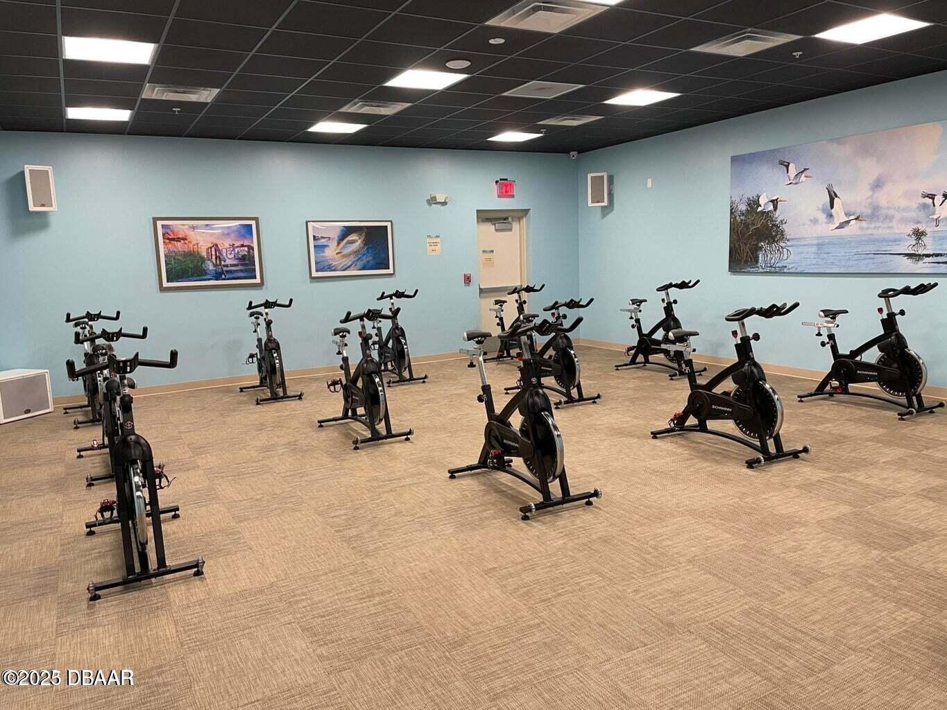 205 Cheeseburger Drive Daytona Beach, FL 32124 - Photo 76 of 79 a view of a room with gym equipment