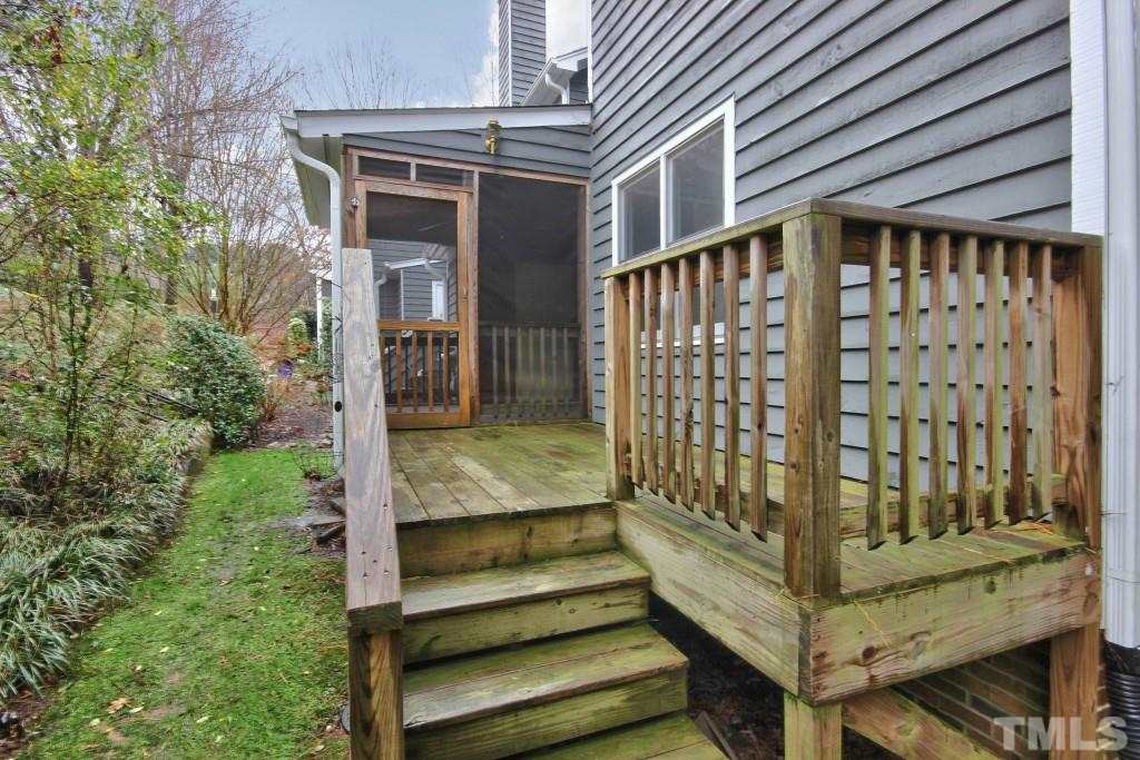 1434 Quarter Point Raleigh, NC 27615 - Photo 21 of 22 Screened in porch, deck and private view