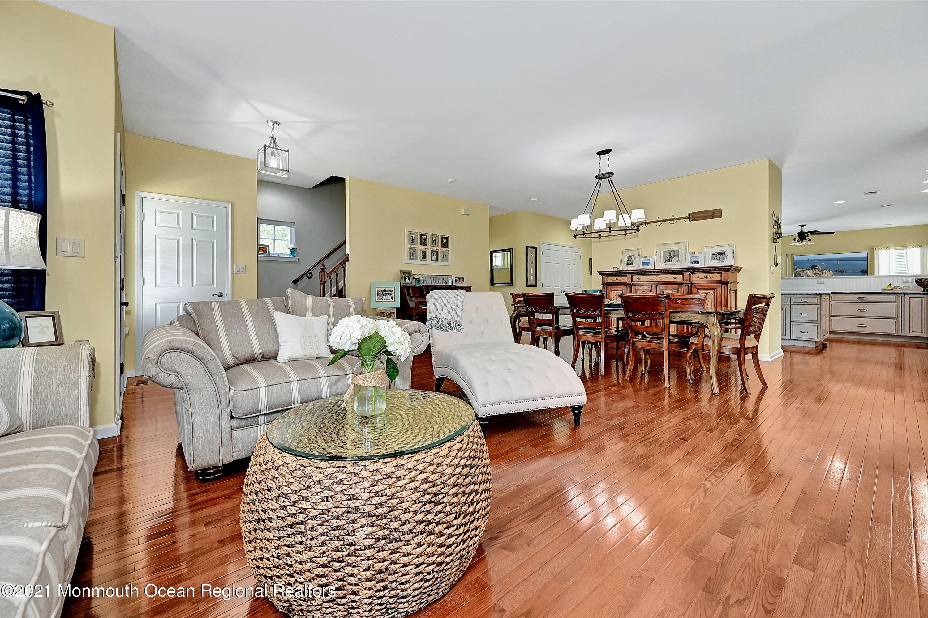 211 Oakhurst Road Oakhurst, NJ 07755 - Photo 6 of 47 Living Room to Dining Room
