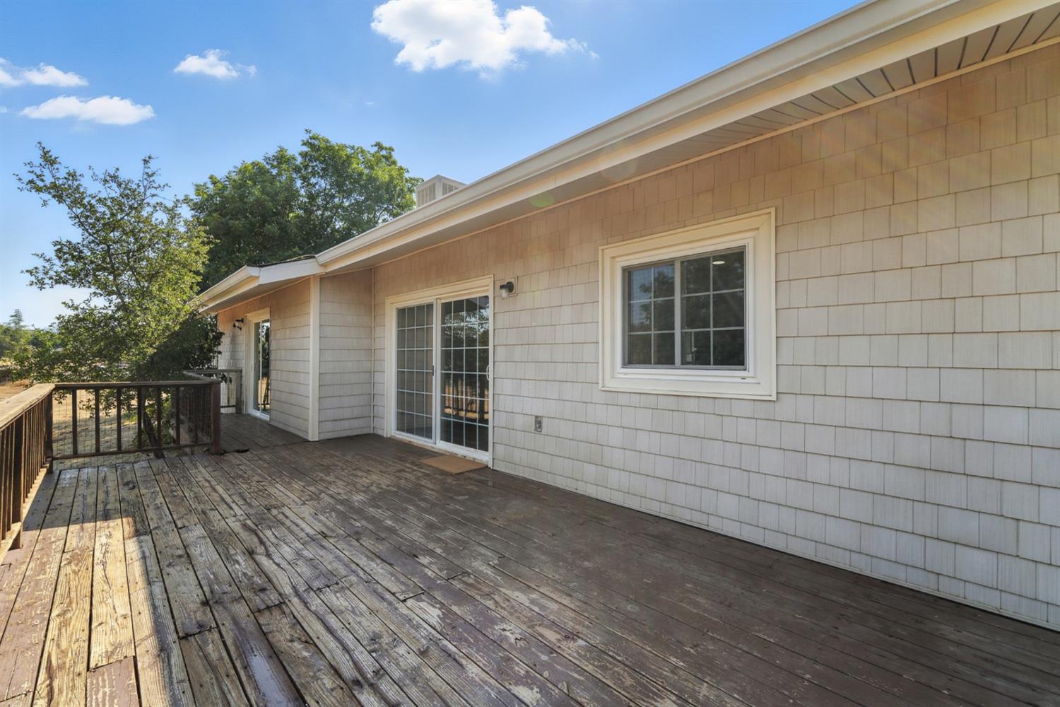 2422 Cheyenne Road Copperopolis, CA 95228 - Photo 44 of 64 a view of backyard with deck and wooden floor