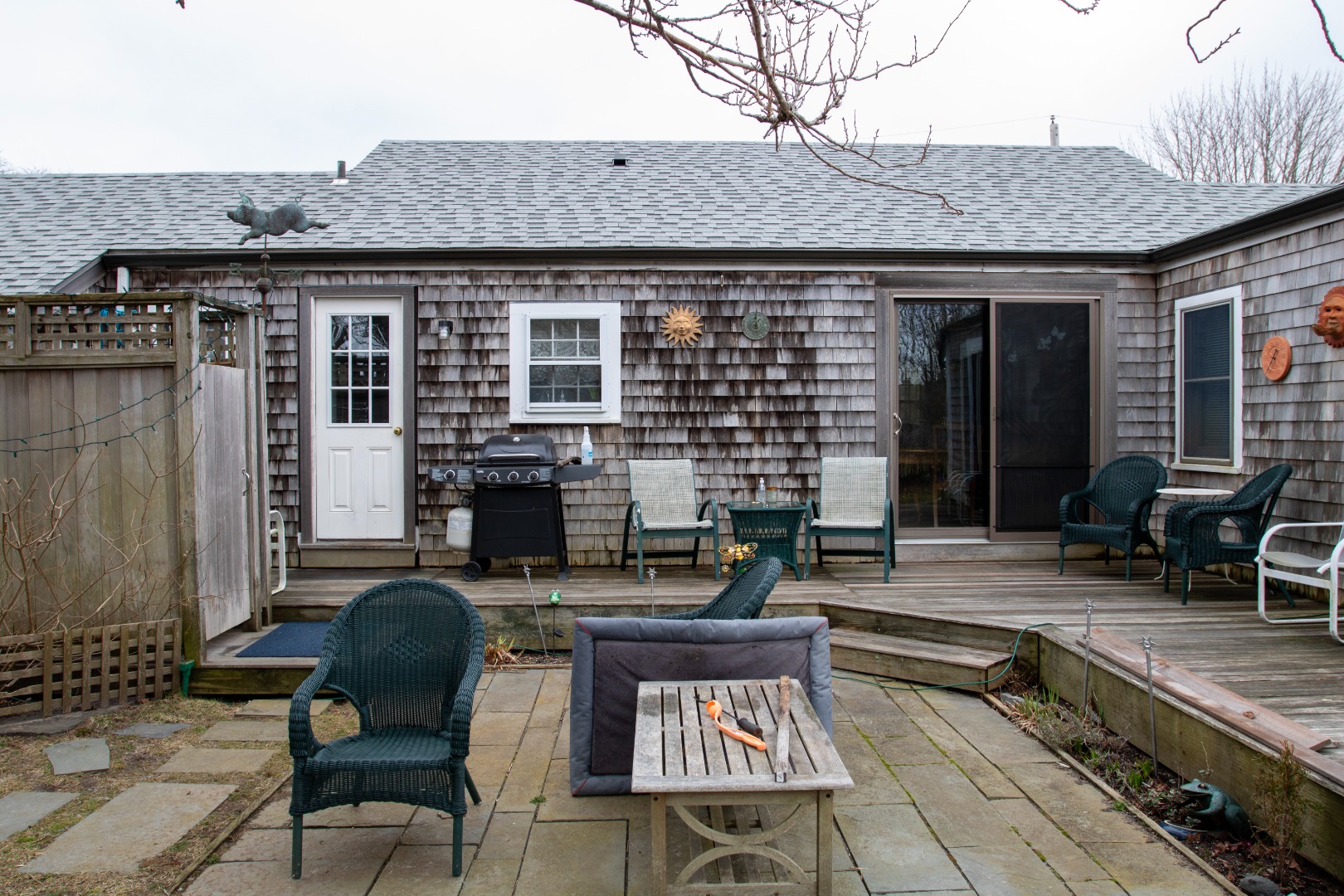 11 Newtown Road Nantucket, MA 02554 - Photo 17 of 20 a building outdoor space with patio furniture