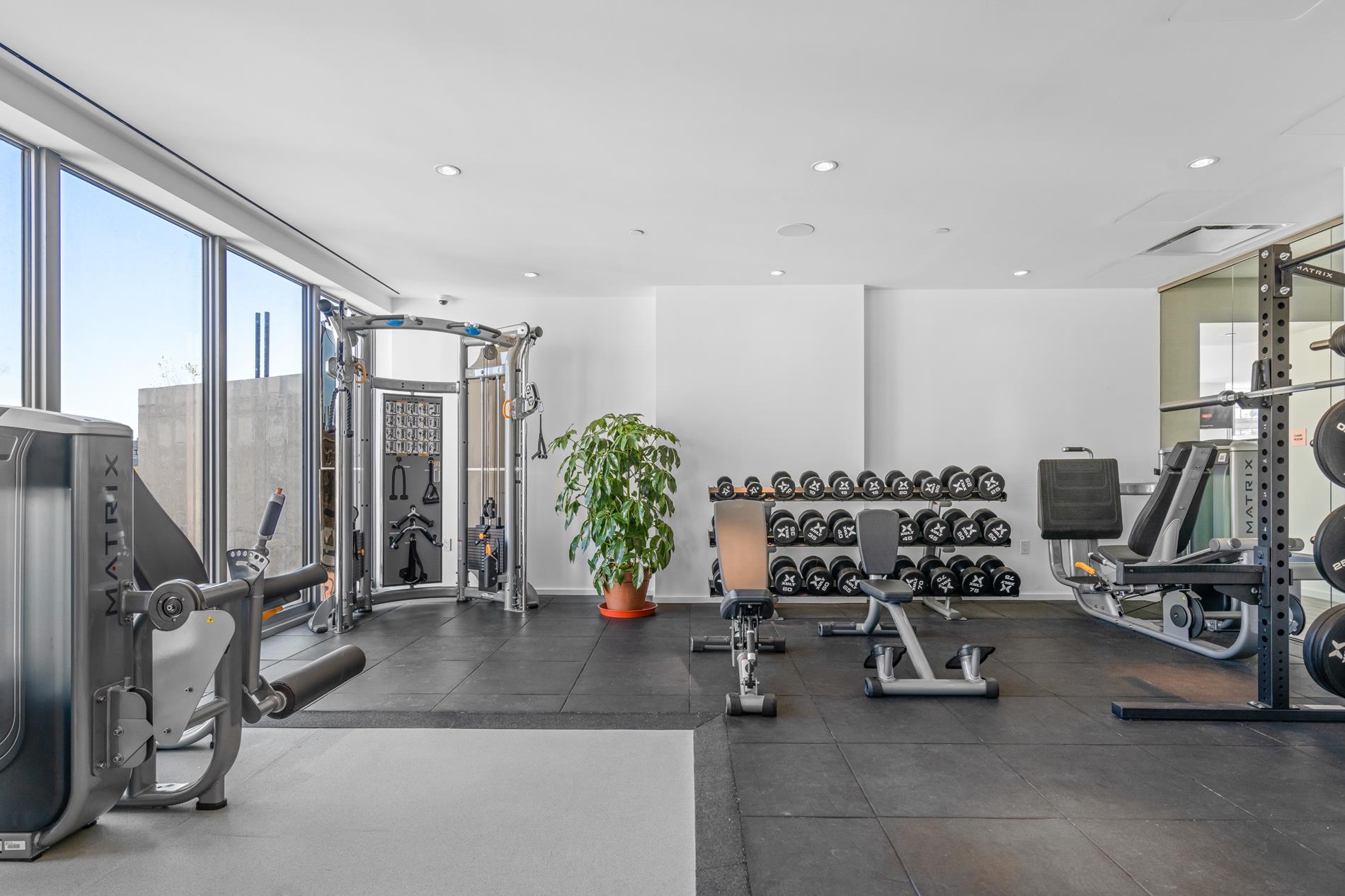 545 Vanderbilt Avenue, Unit PH3C Brooklyn, NY 11238 - Photo 12 of 16 a view of a room with gym equipment