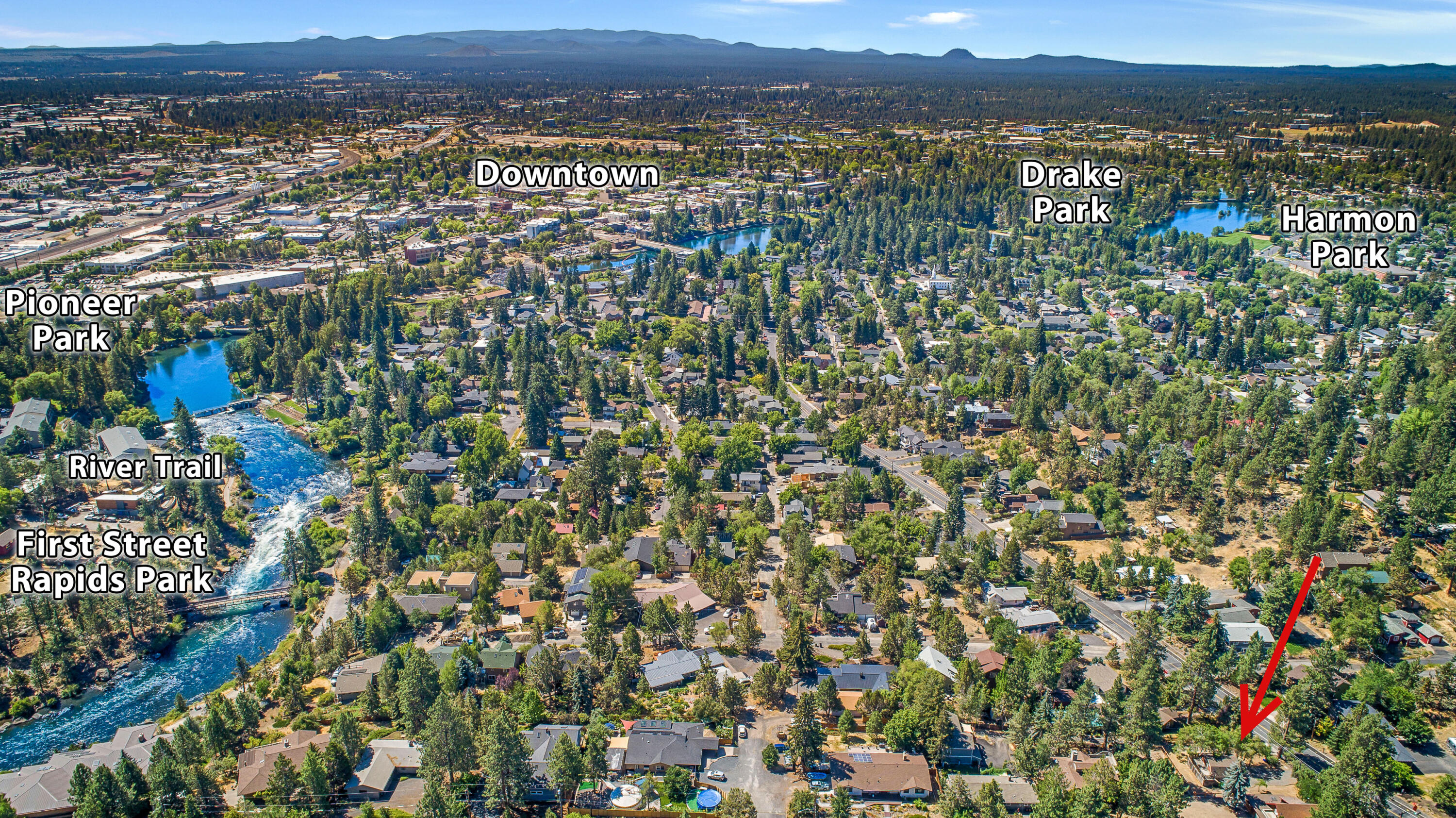 2240 Northwest Awbrey Road Bend, OR 97703 - Photo 12 of 12 a view of city and mountain