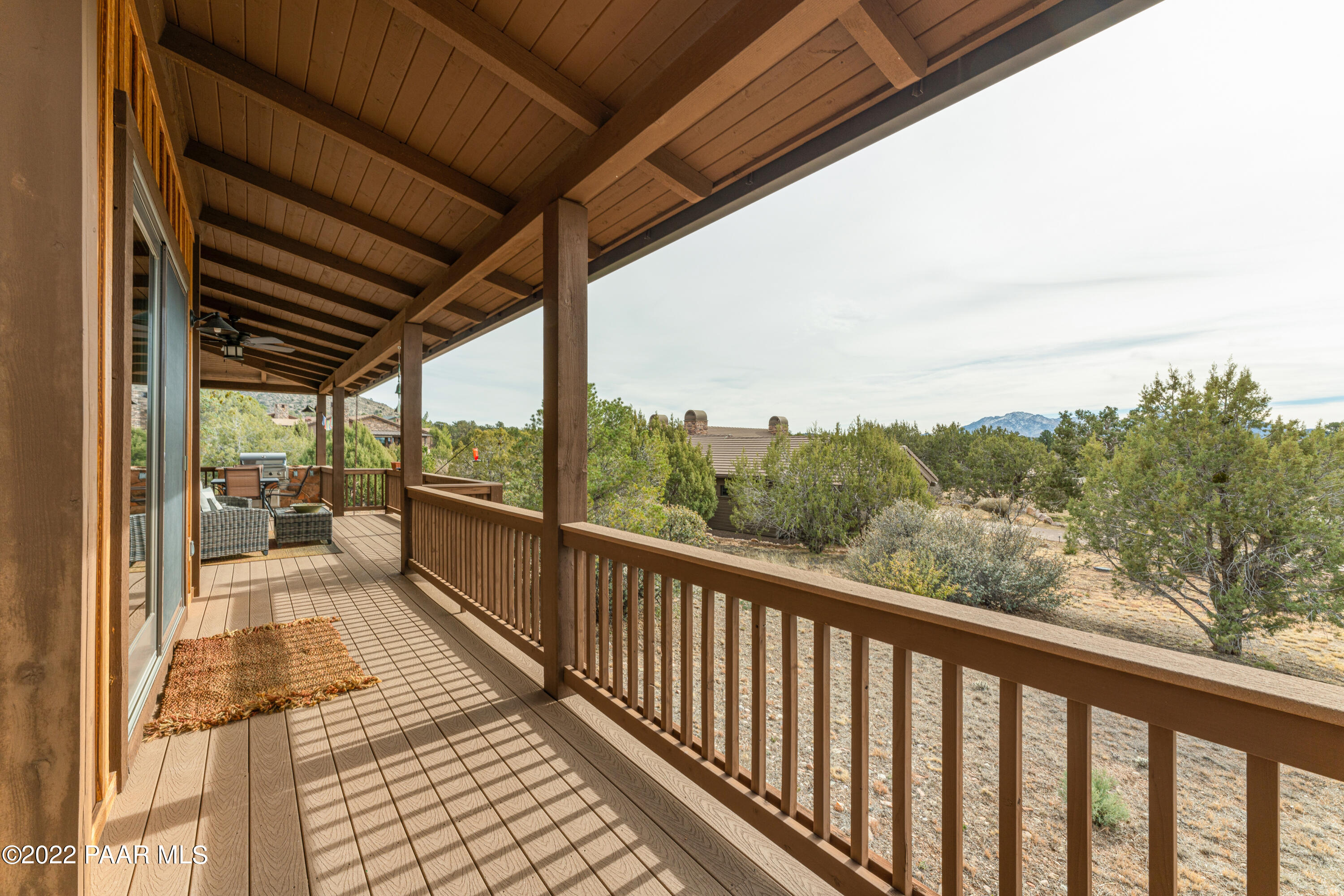 5695 West Three Forks Road Prescott, AZ 86305 - Photo 31 of 48 a view of balcony with couch