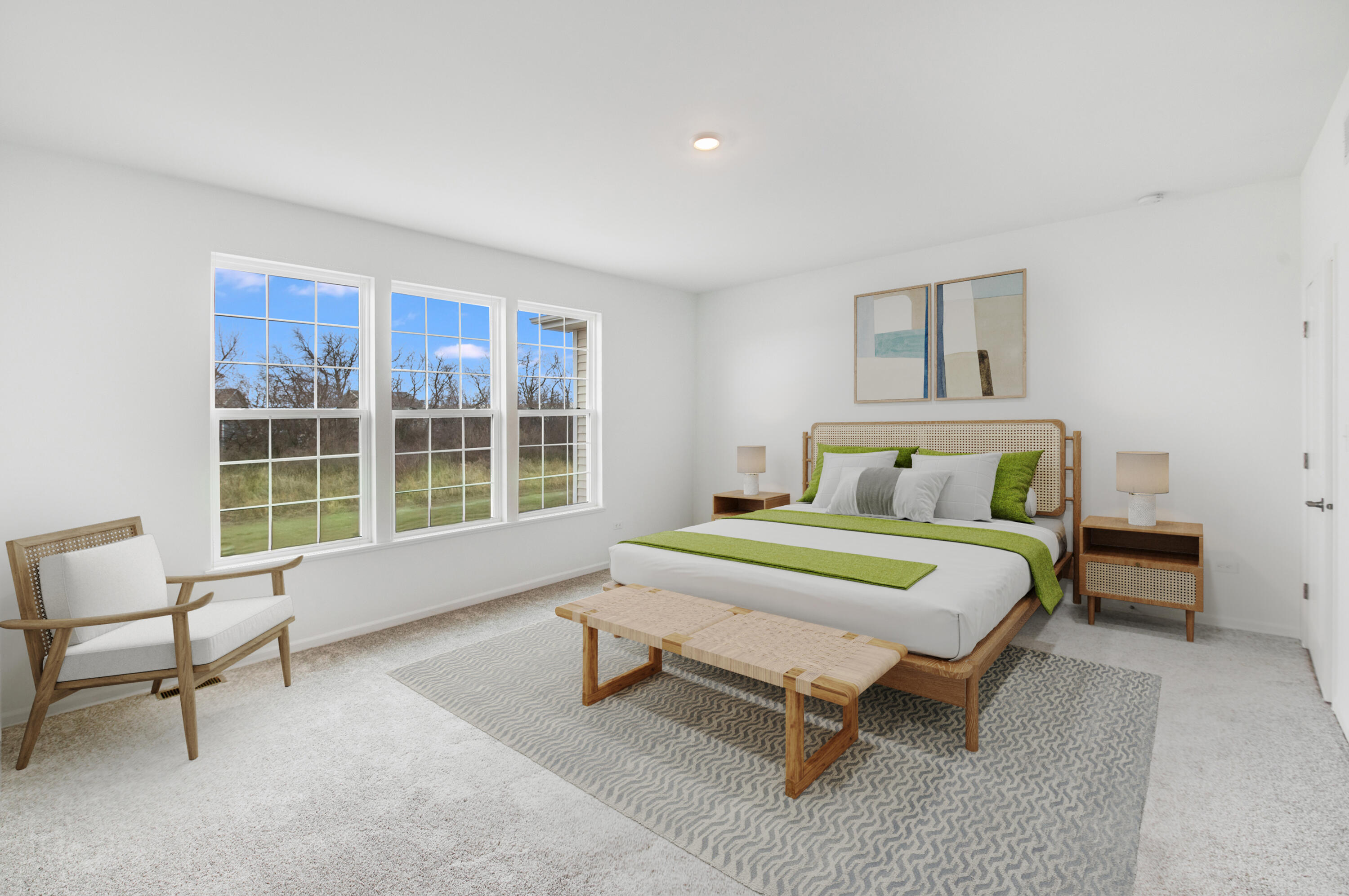 6054 East 112th Place Winfield, IN 46307 - Photo 24 of 29 a bedroom with a bed and a window