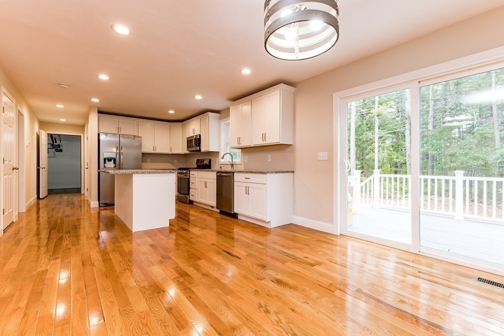 10 Squirrel Island Road West Wareham, MA 02576 - Photo 4 of 12 a view of kitchen with wooden floor